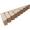 Ekena Millwork 5"W x 30"D x 10"H Thin Landon Rough Cedar Woodgrain TimberThane Corbel, Primed Tan CORUR05X30X10LANRCPR - alternate 2